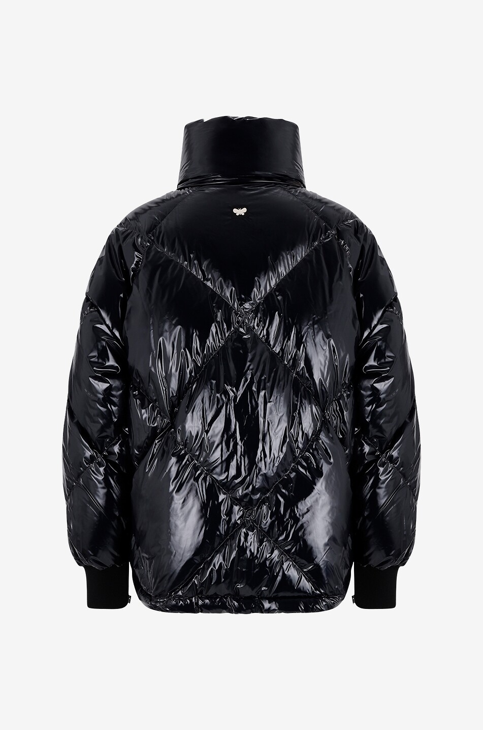 WEEKEND MAX MARA Kurt short lacque effect down jacket Women BLACK 2