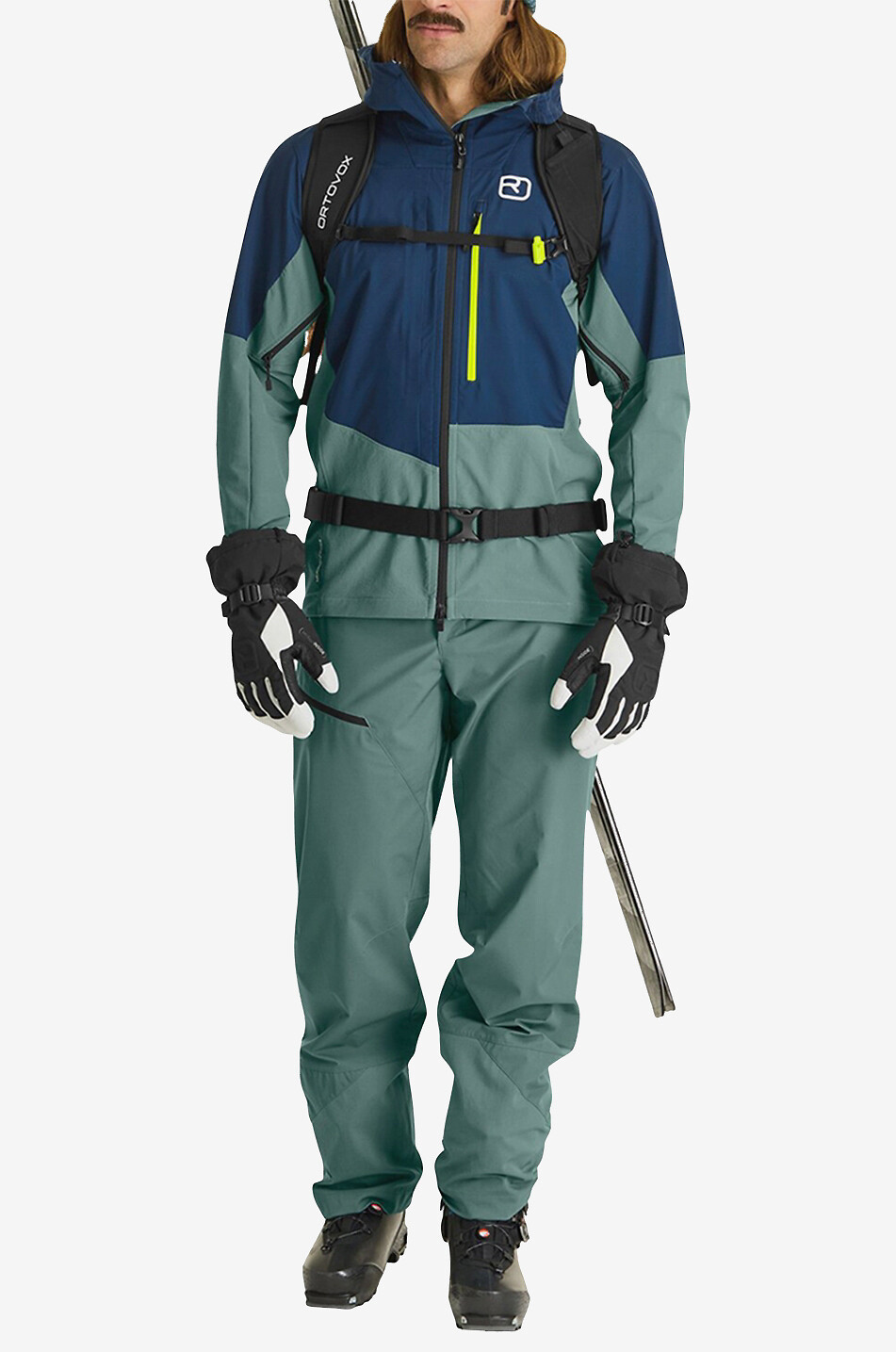 ORTOVOX Leichte Freeride-Ski-Hose Mesola Herren BLAU 7