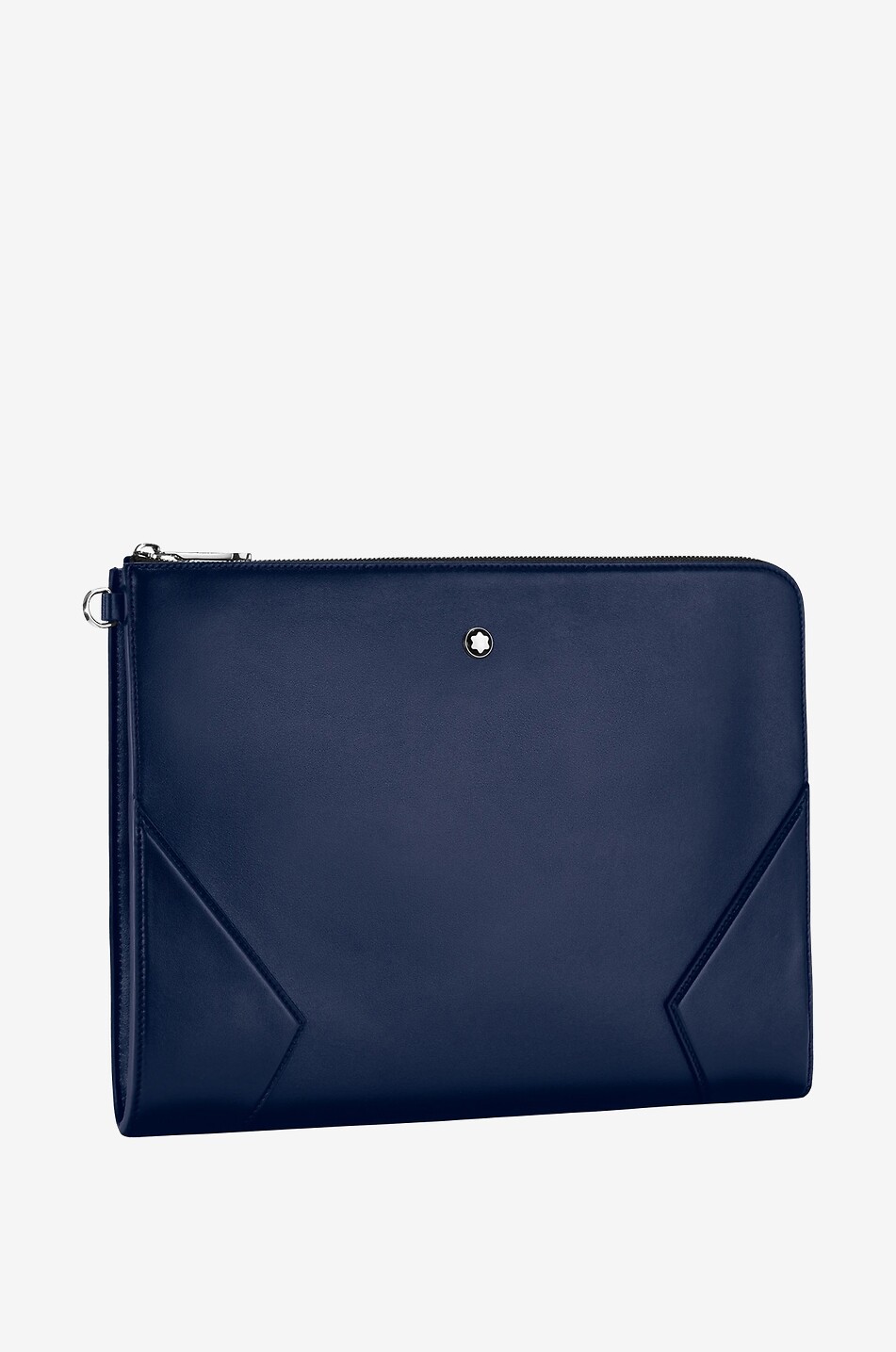 MONTBLANC Portfolio aus Glattleder mit Reissverschluss Meisterstück Herren BLAU 2