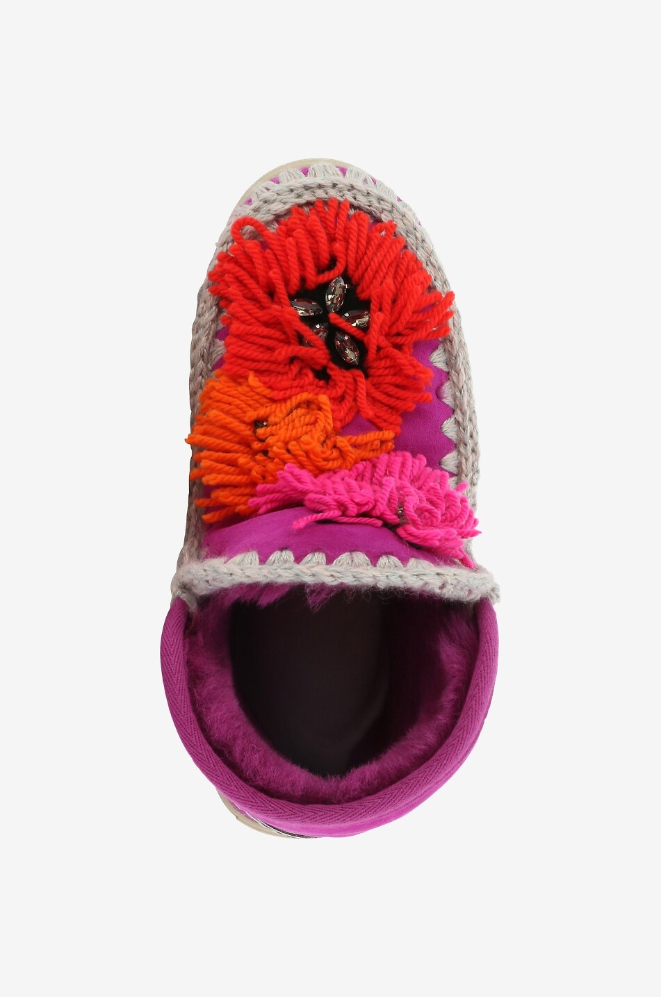 Eskimo Sneaker embroidered padded ankle boots
