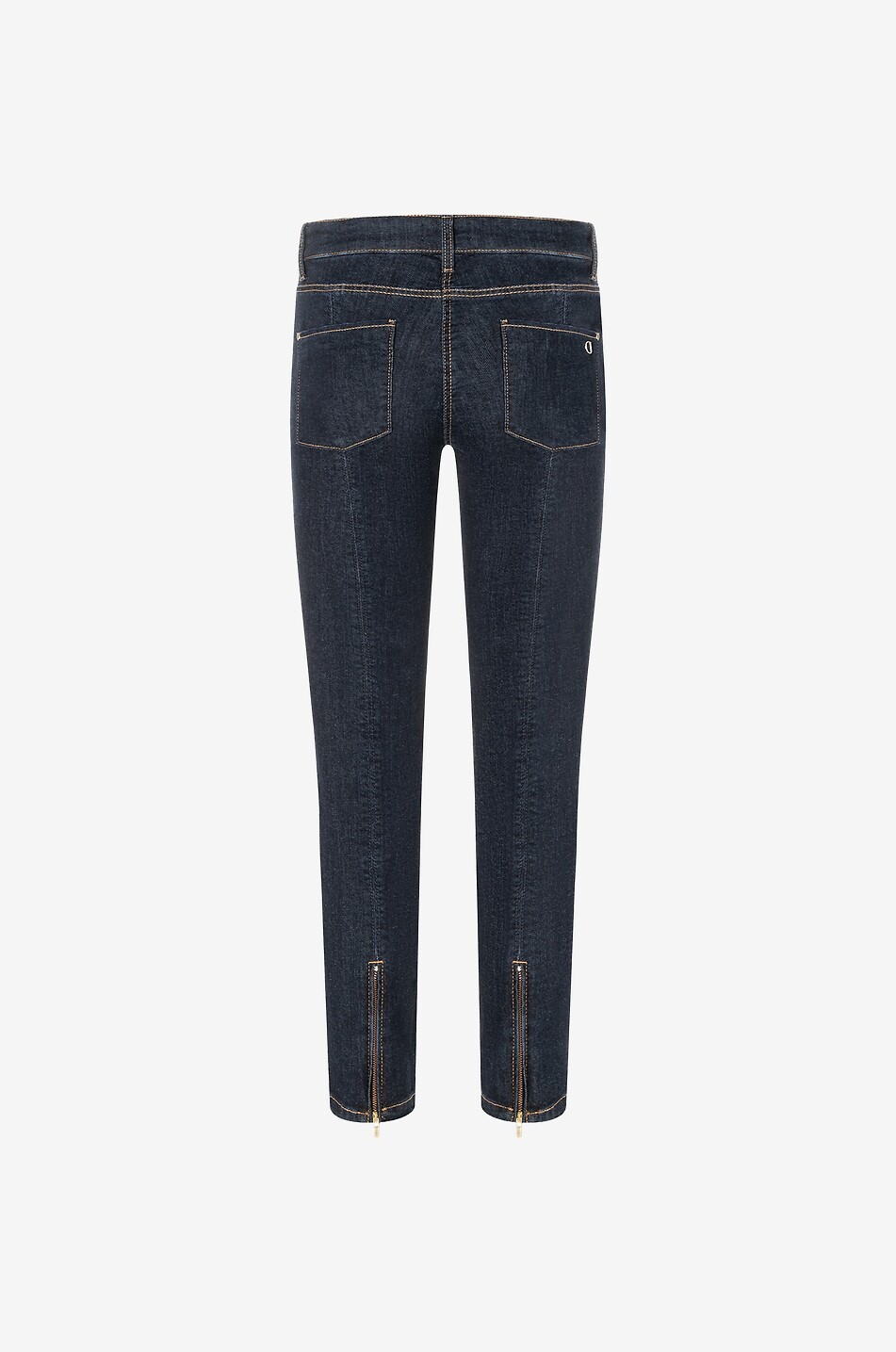 CAMBIO Piera cropped dark-washed skinny fit jeans Women BLUE 2