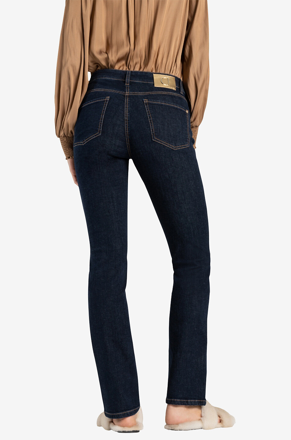 CAMBIO Piper dark-washed slim-fit jeans Women BLUE 4