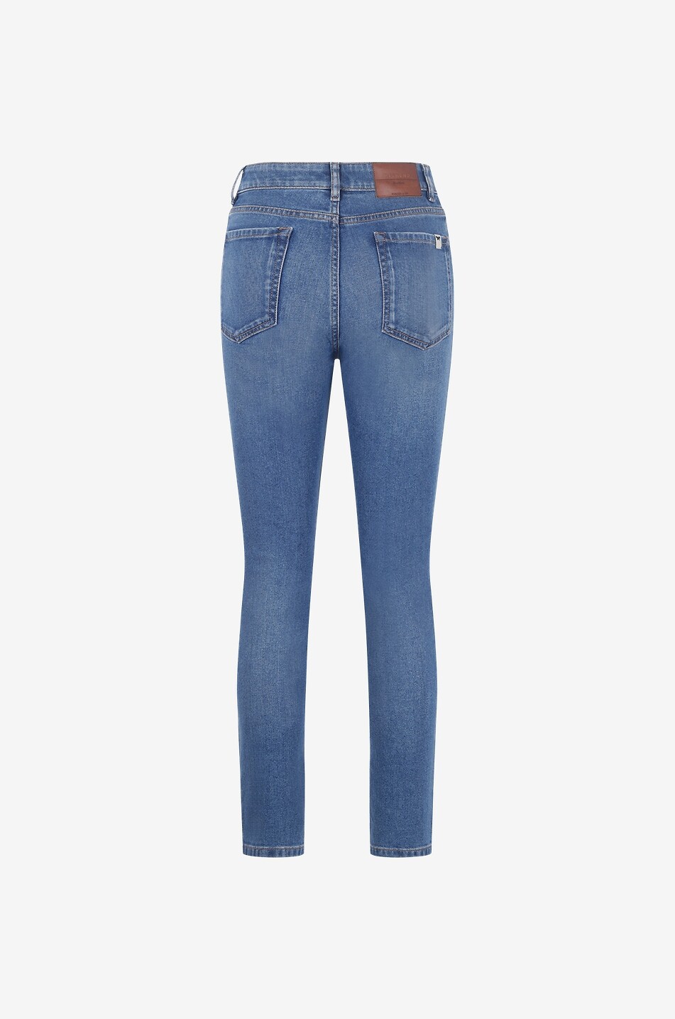 WEEKEND MAX MARA Ausgewaschene Slim-Fit-Jeans aus Biobaumwolle Radica Damen DUNKELBLAU 2