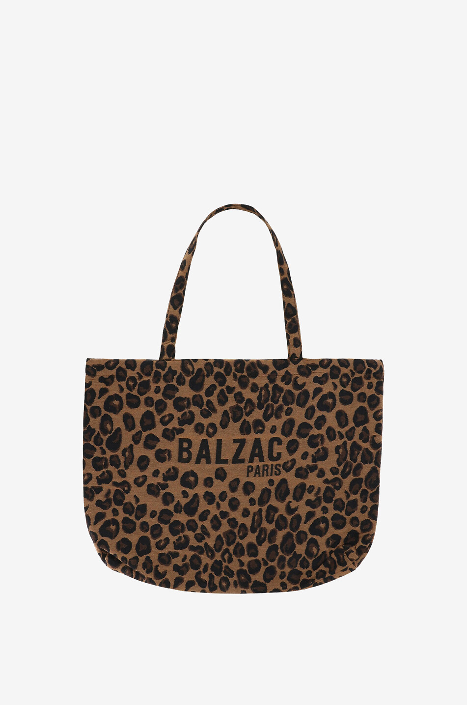 Sac cabas en jacquard Léopard