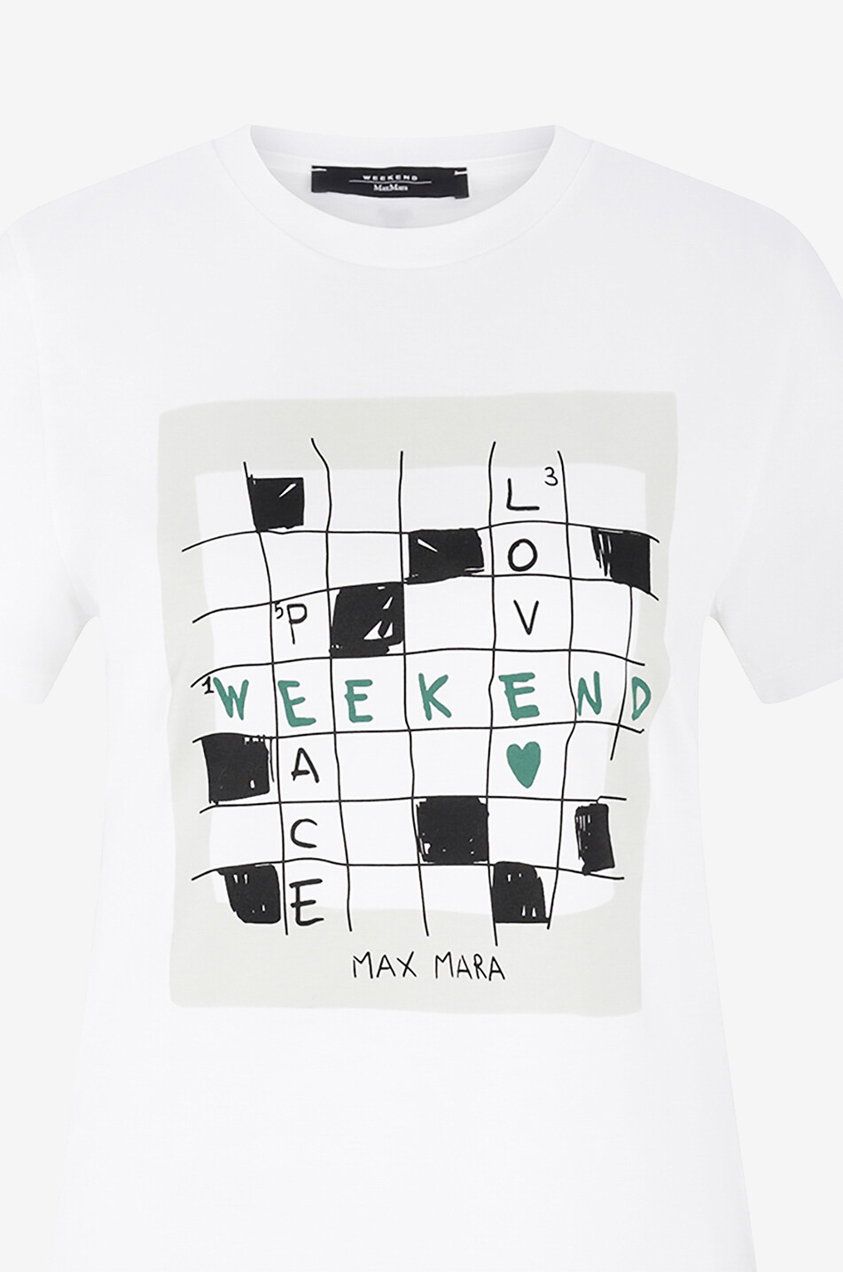 WEEKEND MAX MARA Sante short-sleeved printed T-shirt Women WHITE 3