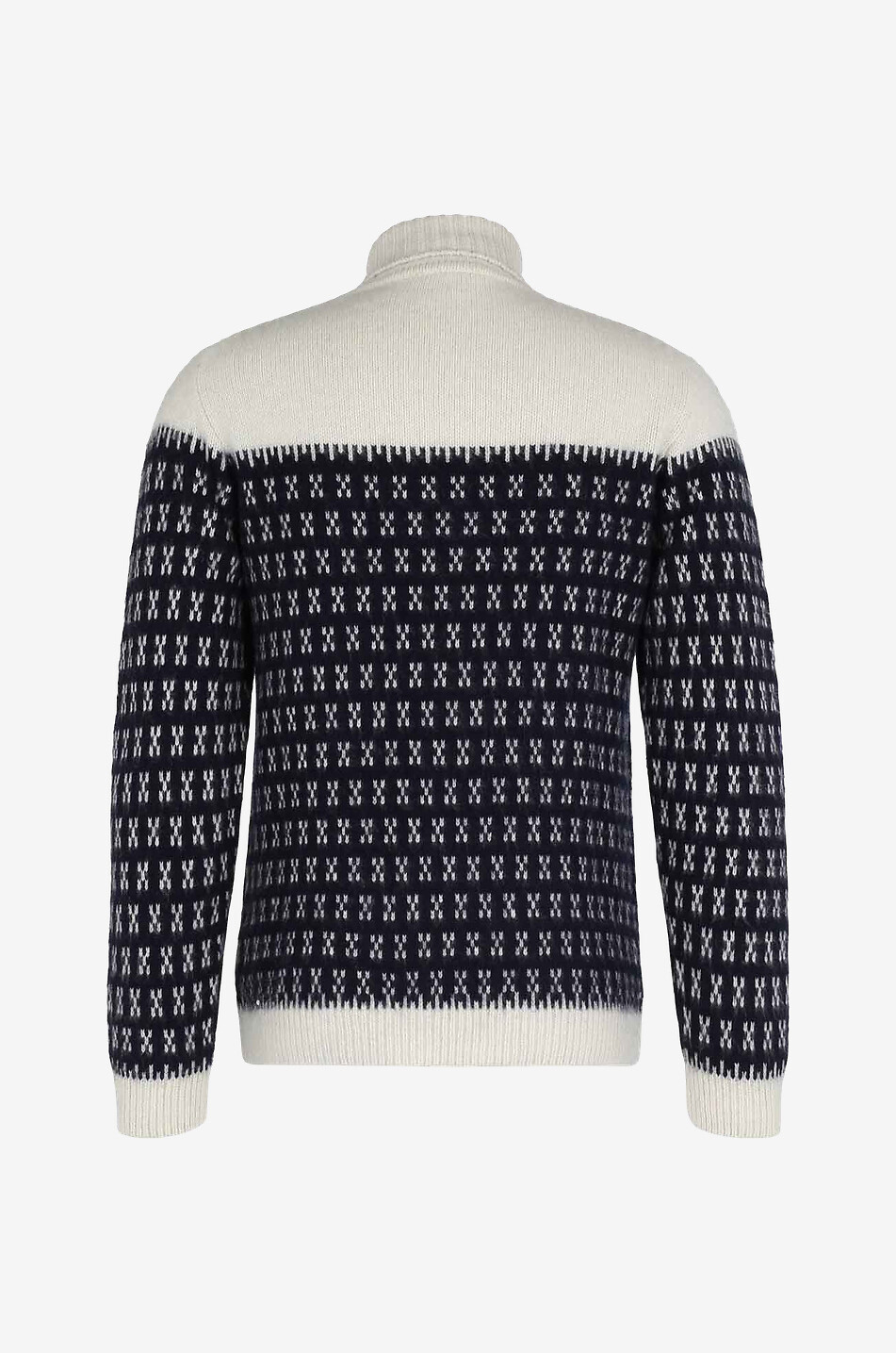 DANIELE FIESOLI Roll neck cashmere jumper Men DARK BLUE 2