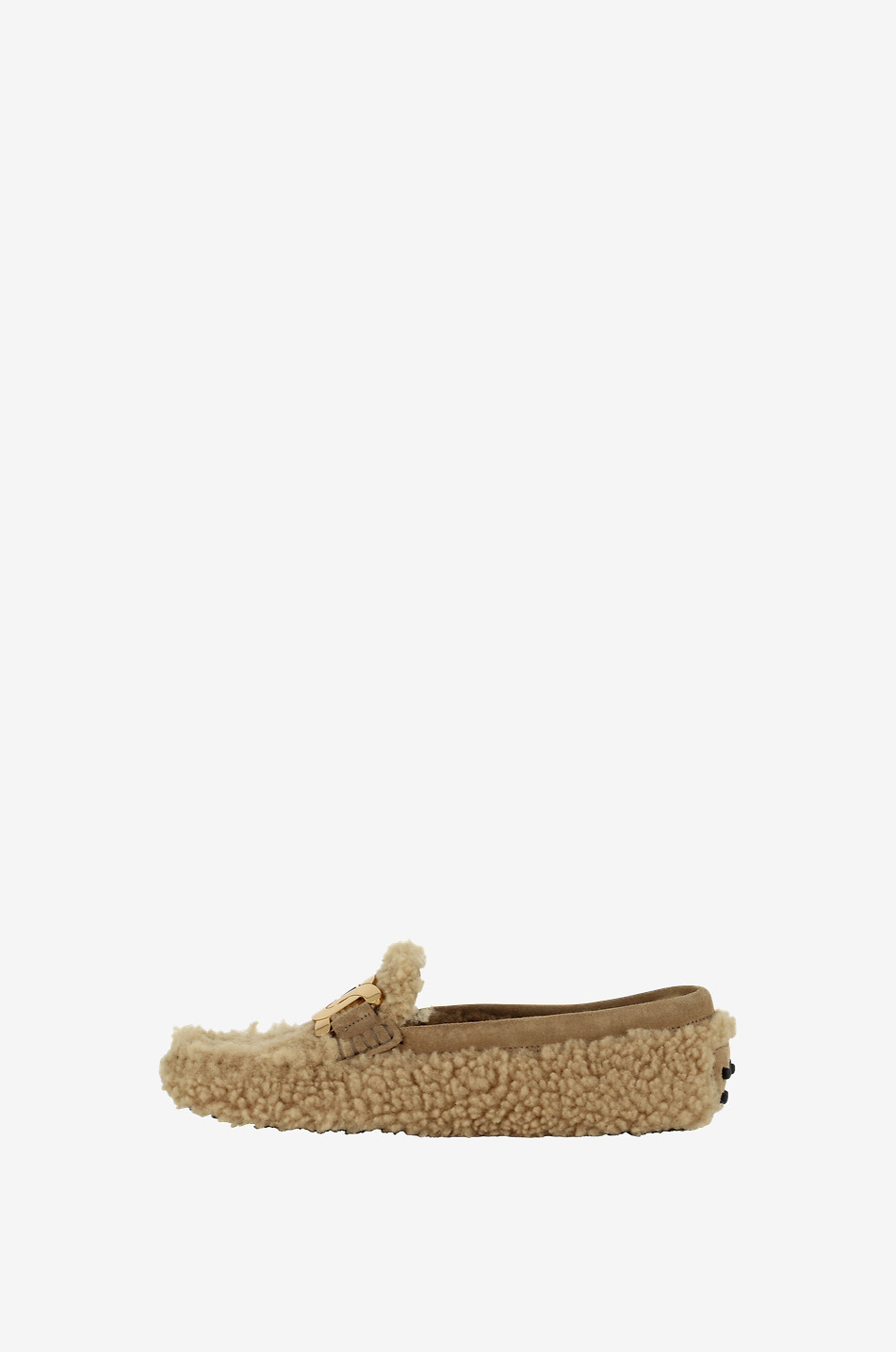 TOD'S Dyed lambskin moccasins Women BEIGE 3