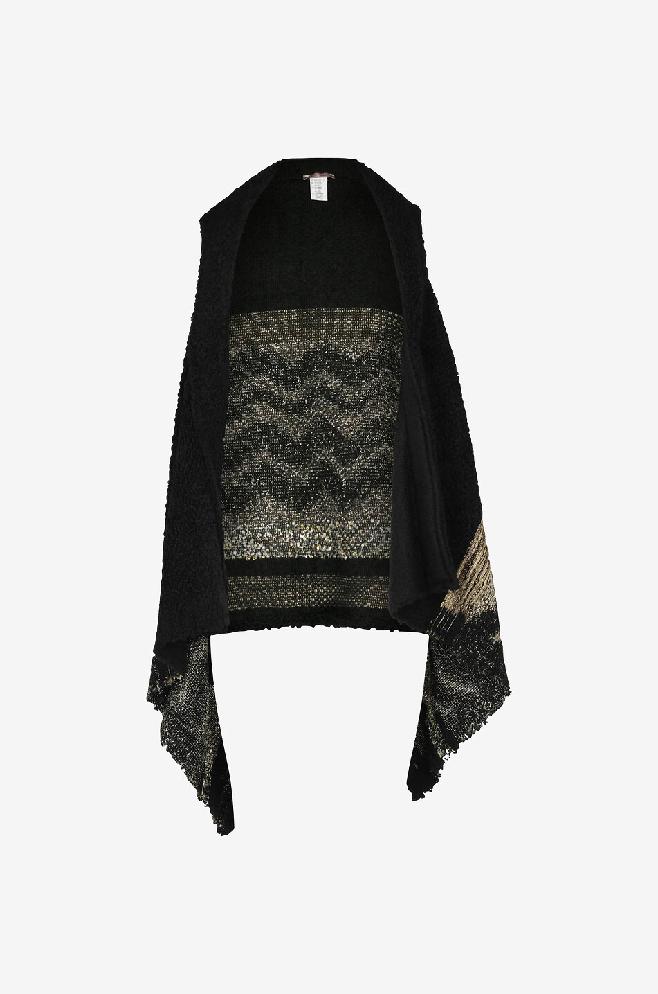 GAYNOR Cape en acrylique Chiara Femme NOIR 1
