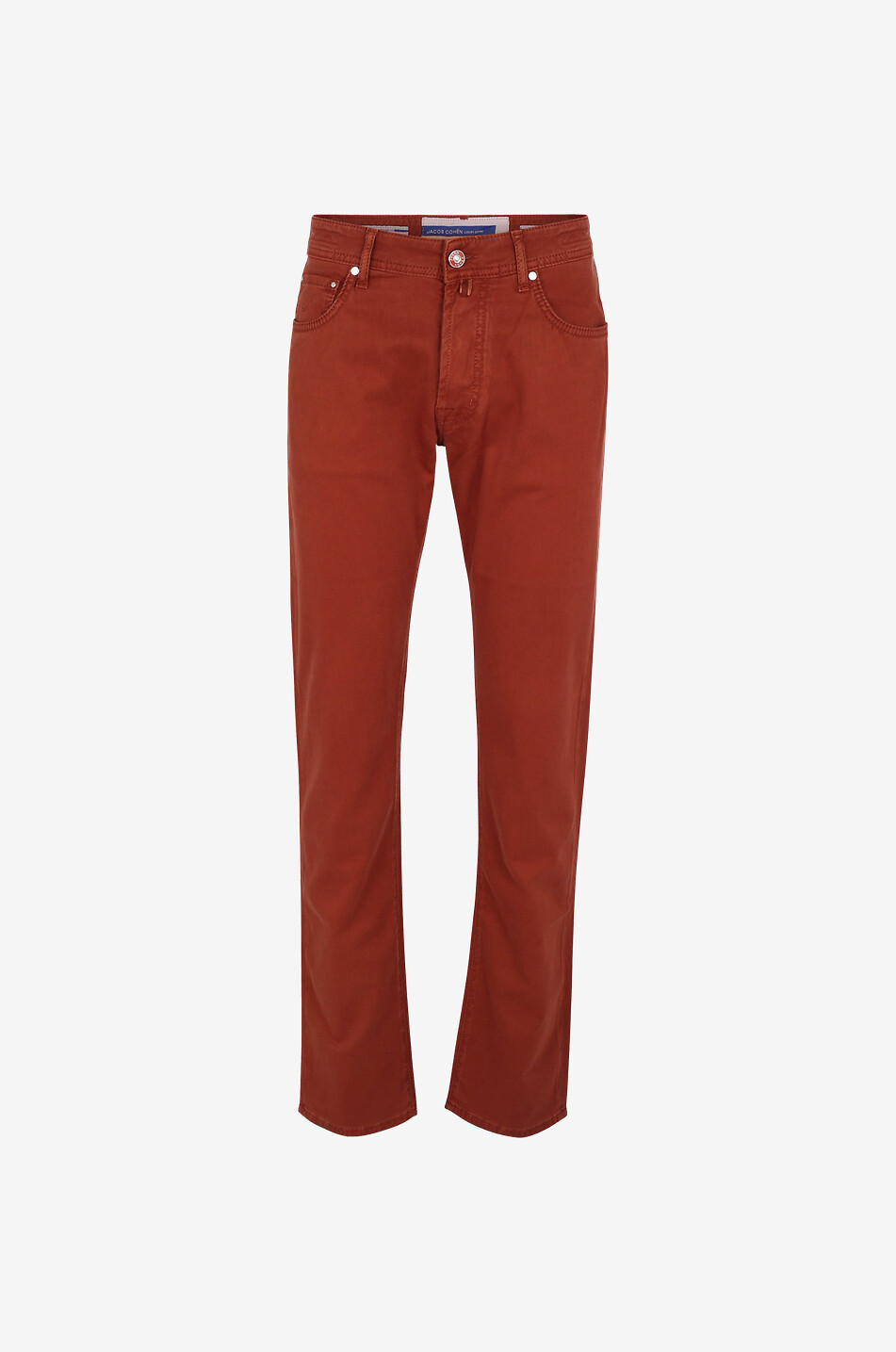 JACOB COHEN Jean regular en coton J688 Homme ORANGE FONCÉ 1