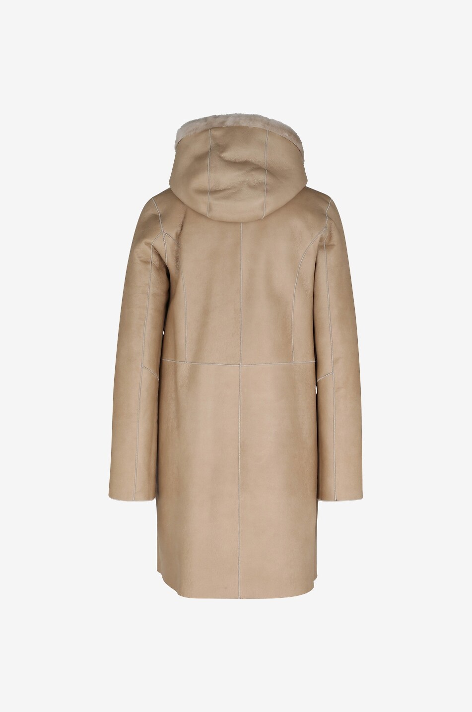 ARMA Manteau réversible en peau lainée Sama Femme CAMEL 4