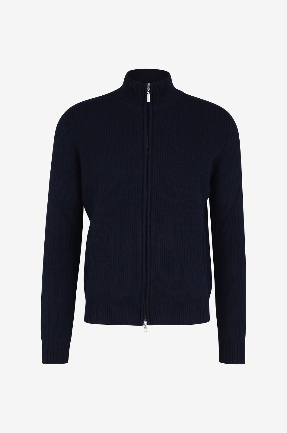 GRAN SASSO Full-zip cashmere cardigan Men DARK BLUE 1