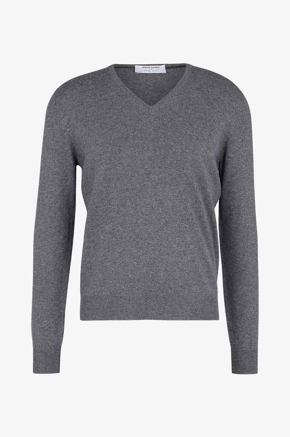 Kaschmirpullover mit V-Ausschnitt