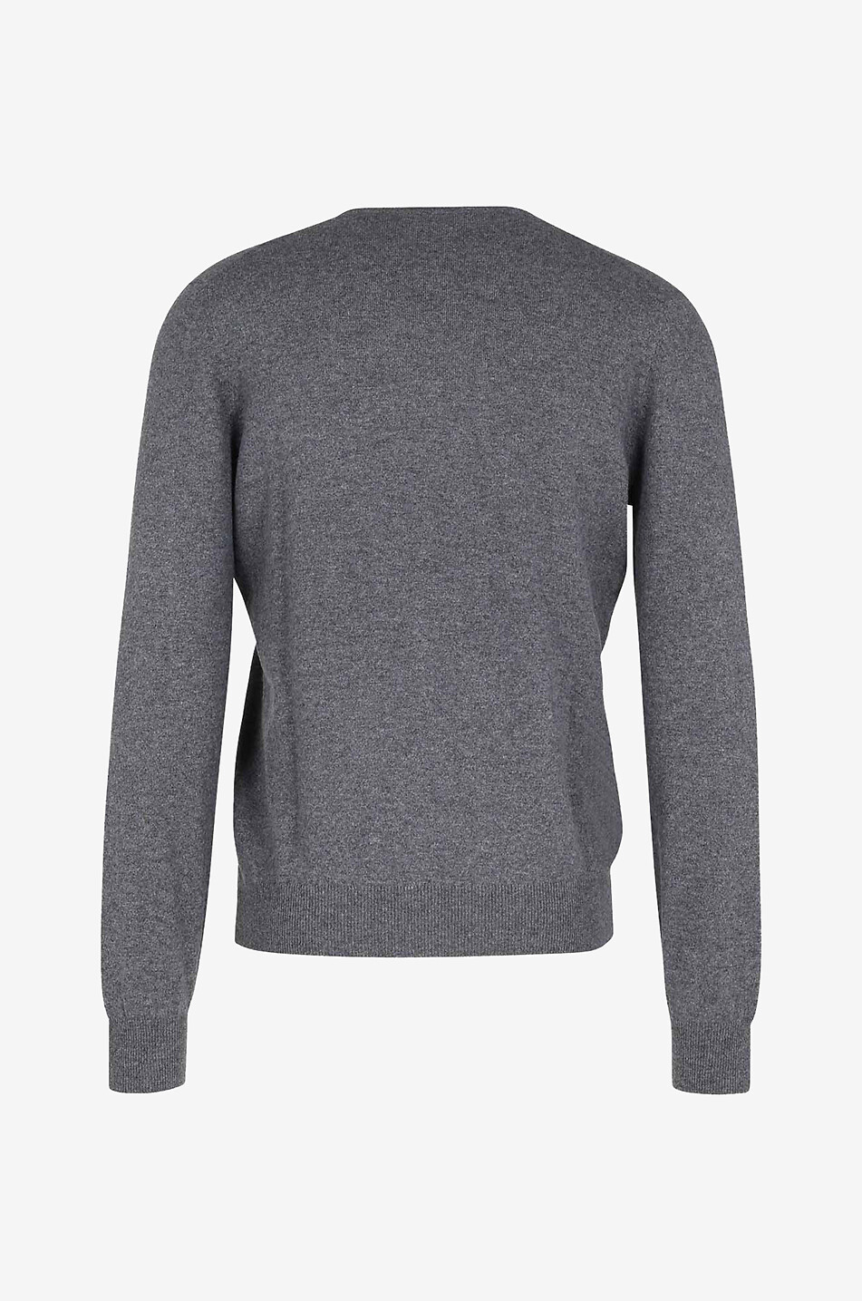 GRAN SASSO Kaschmirpullover mit V-Ausschnitt Herren MITTELGRAU 2
