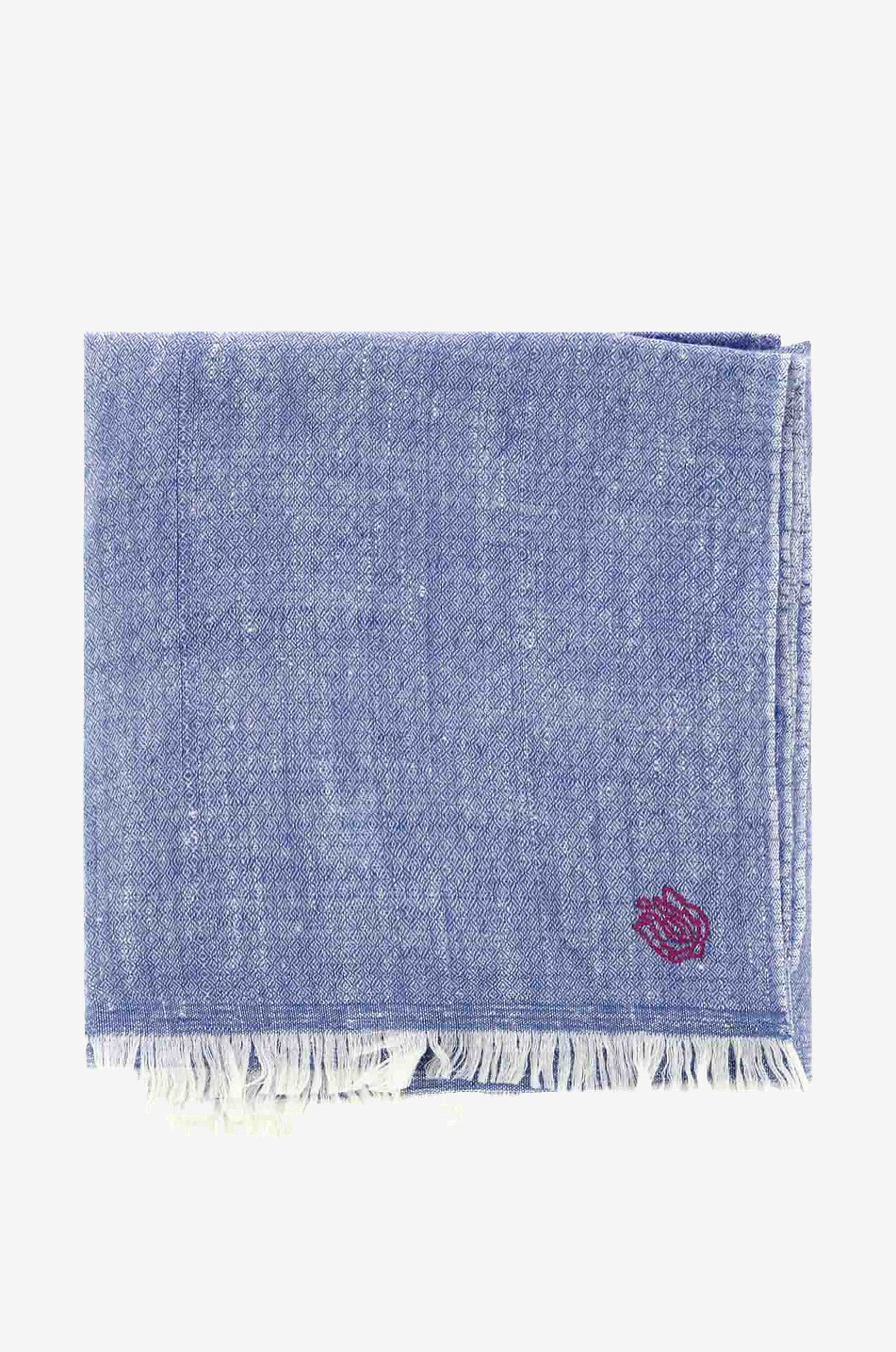PINK MAHARANI Schal aus Kaschmir Double Weave Damen HELLBLAU 1
