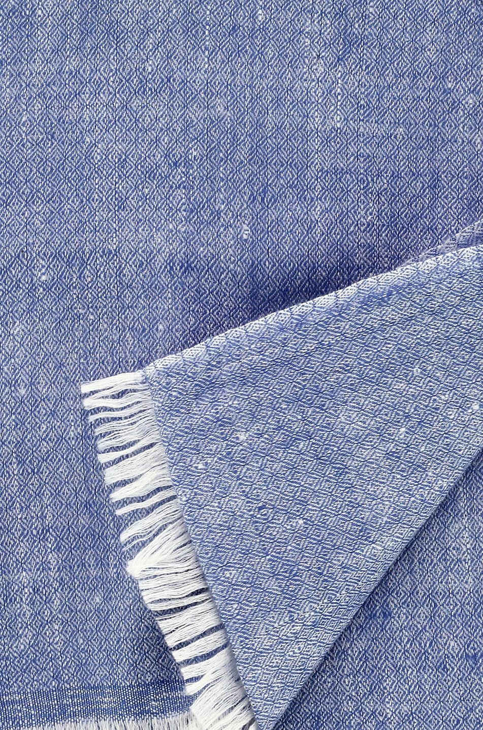 PINK MAHARANI Schal aus Kaschmir Double Weave Damen HELLBLAU 2