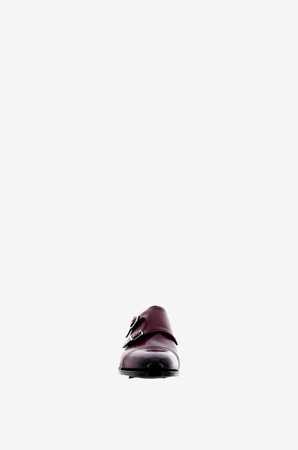 JOHN LOBB Philip II DB monkstrap leather loafers Men DARK RED 2
