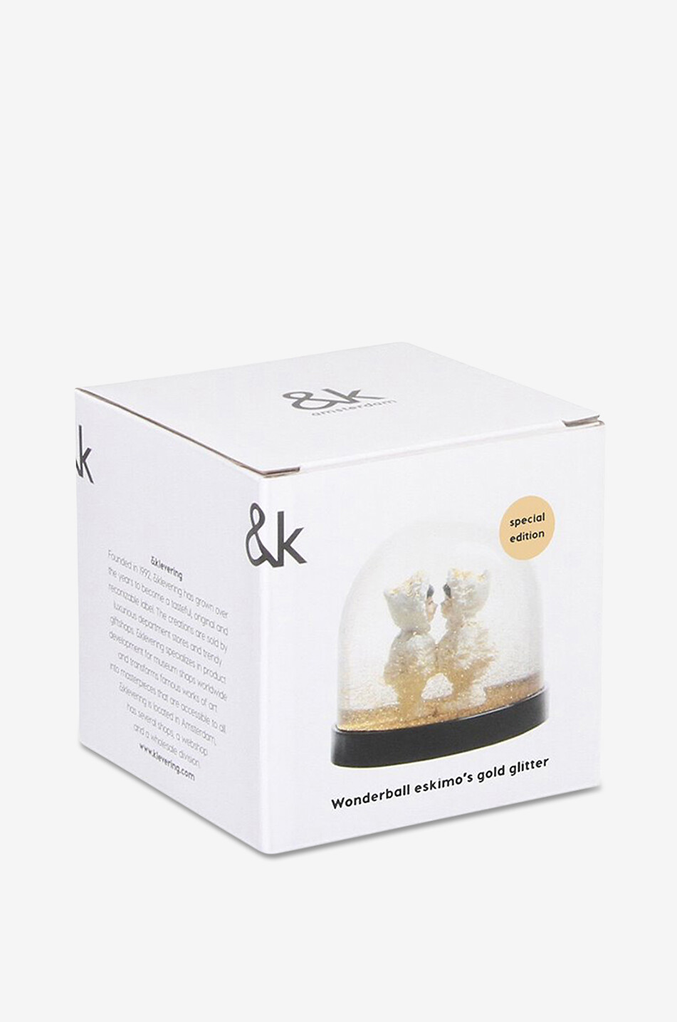 KLEVERING Schneekugel Eskimo's Gold Haus BUNT 2