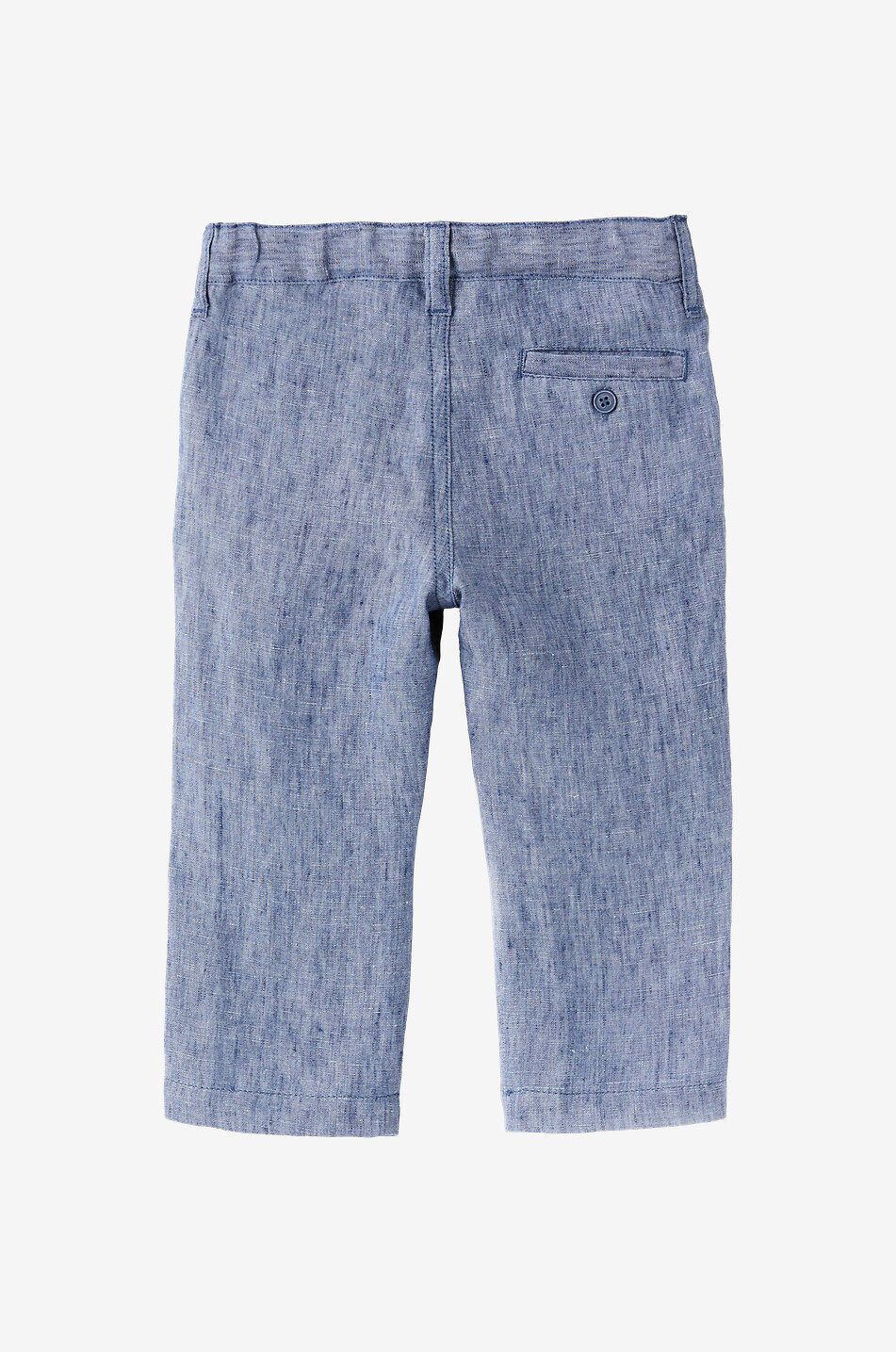 IL GUFO Pantalon bébé en lin Bébé BLEU FONCE 2