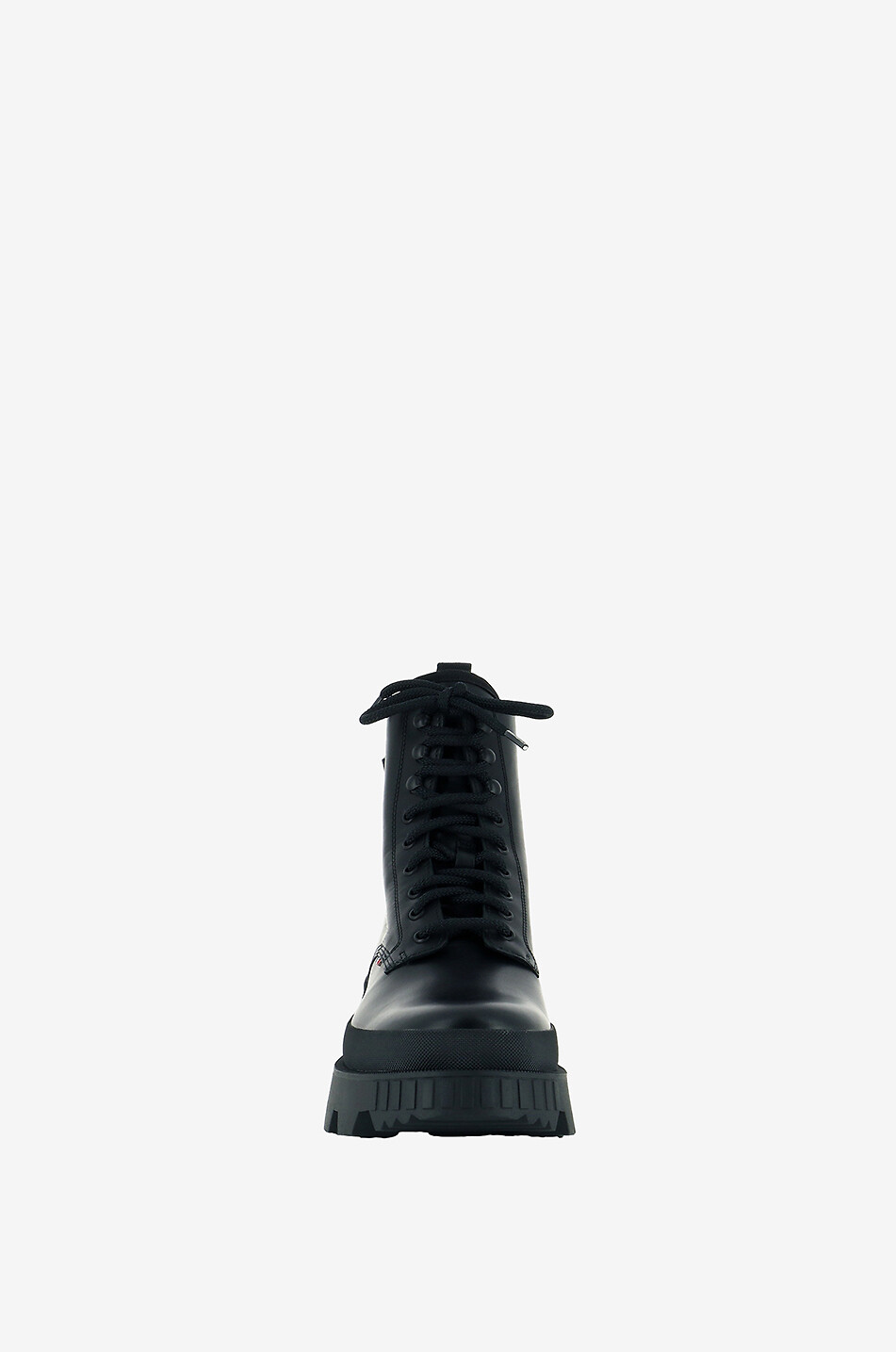 MONCLER Schnürstiefeletten aus Leder Mercurious Herren SCHWARZ 2