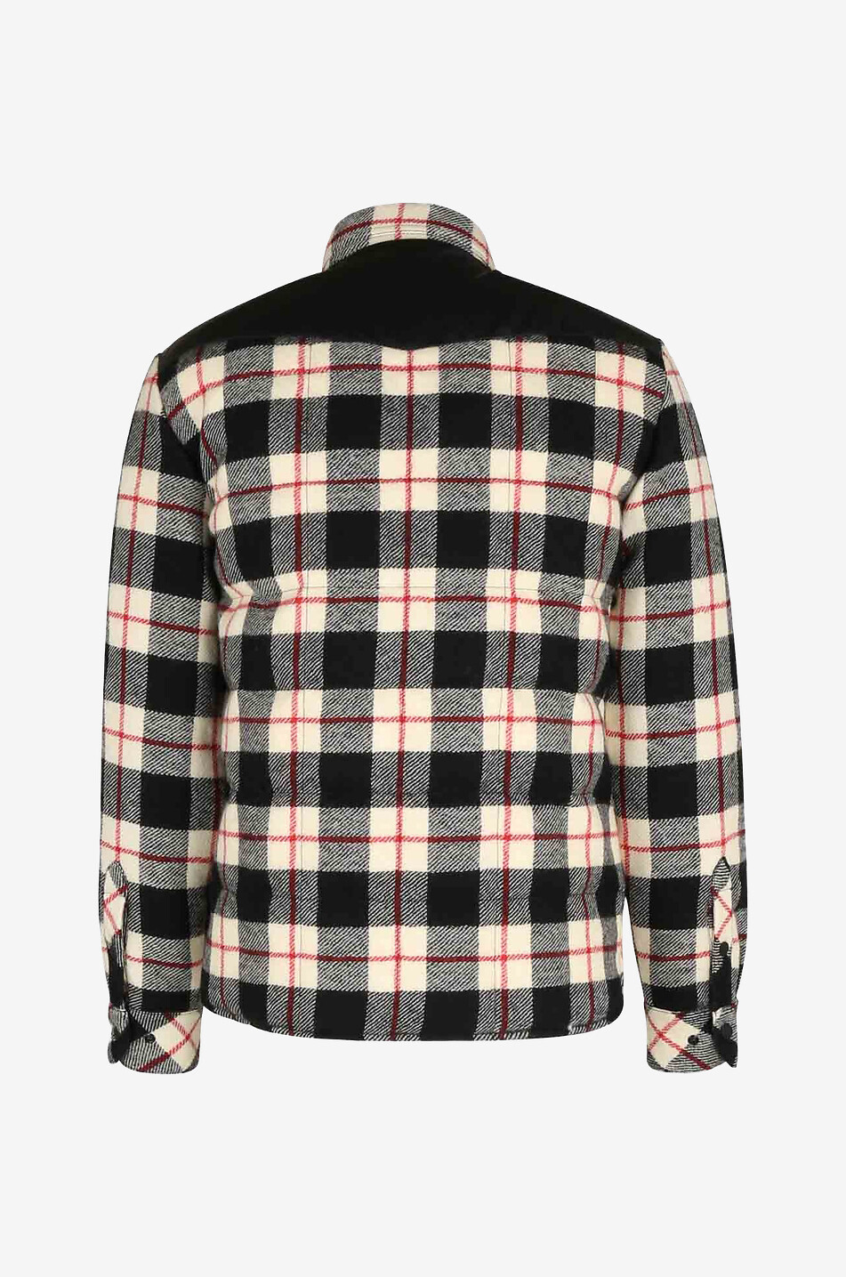 Gelt faux fur lined checked warm shirt jacket