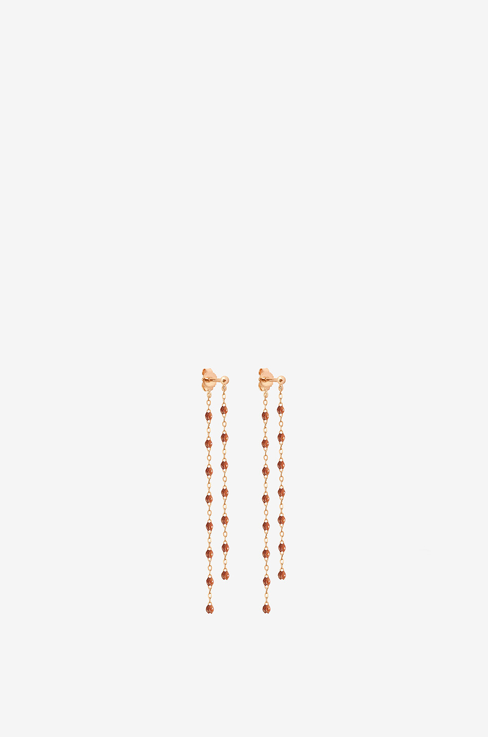 GIGI CLOZEAU Dansantes Classique Gigi Earrings in pink gold Women LIGHT BROWN 1