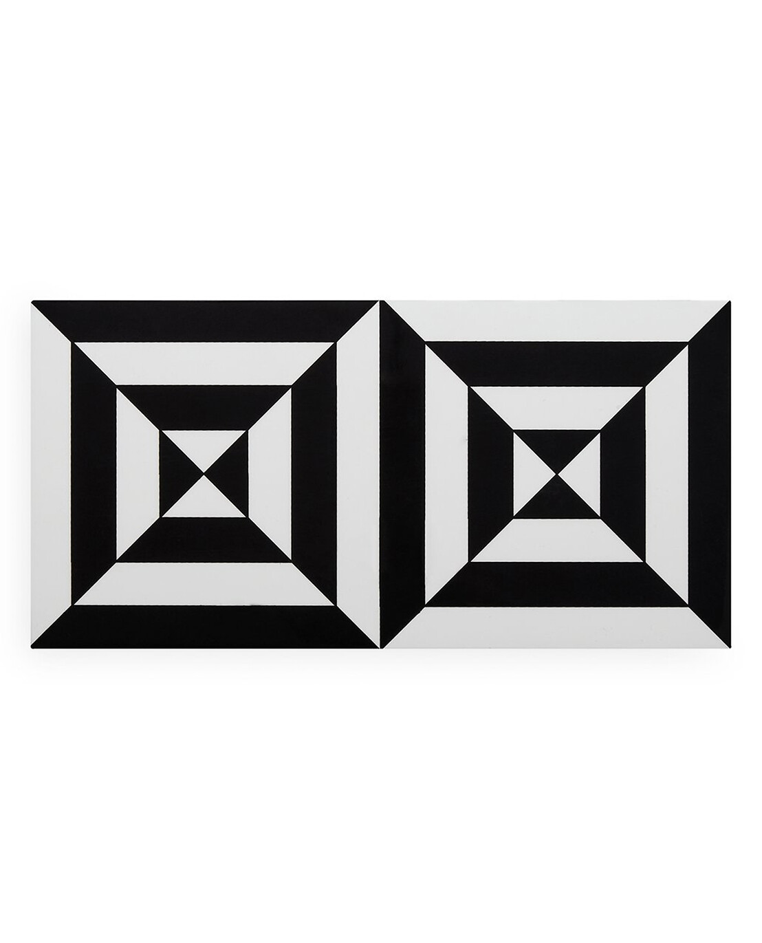 Boîte laquée décorative Op Art
