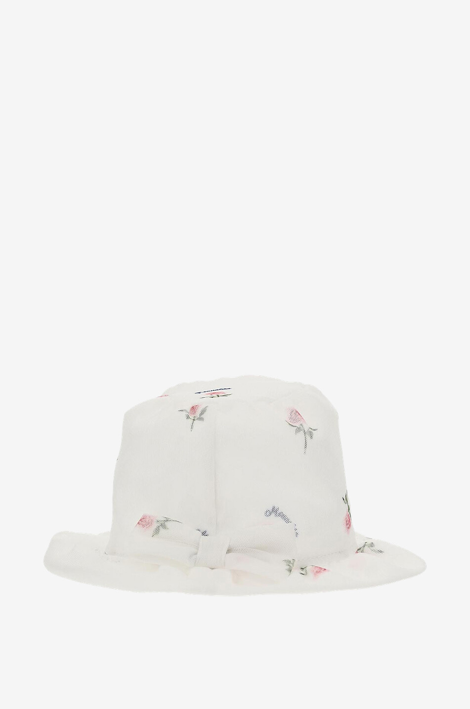 Rose printed baby hat