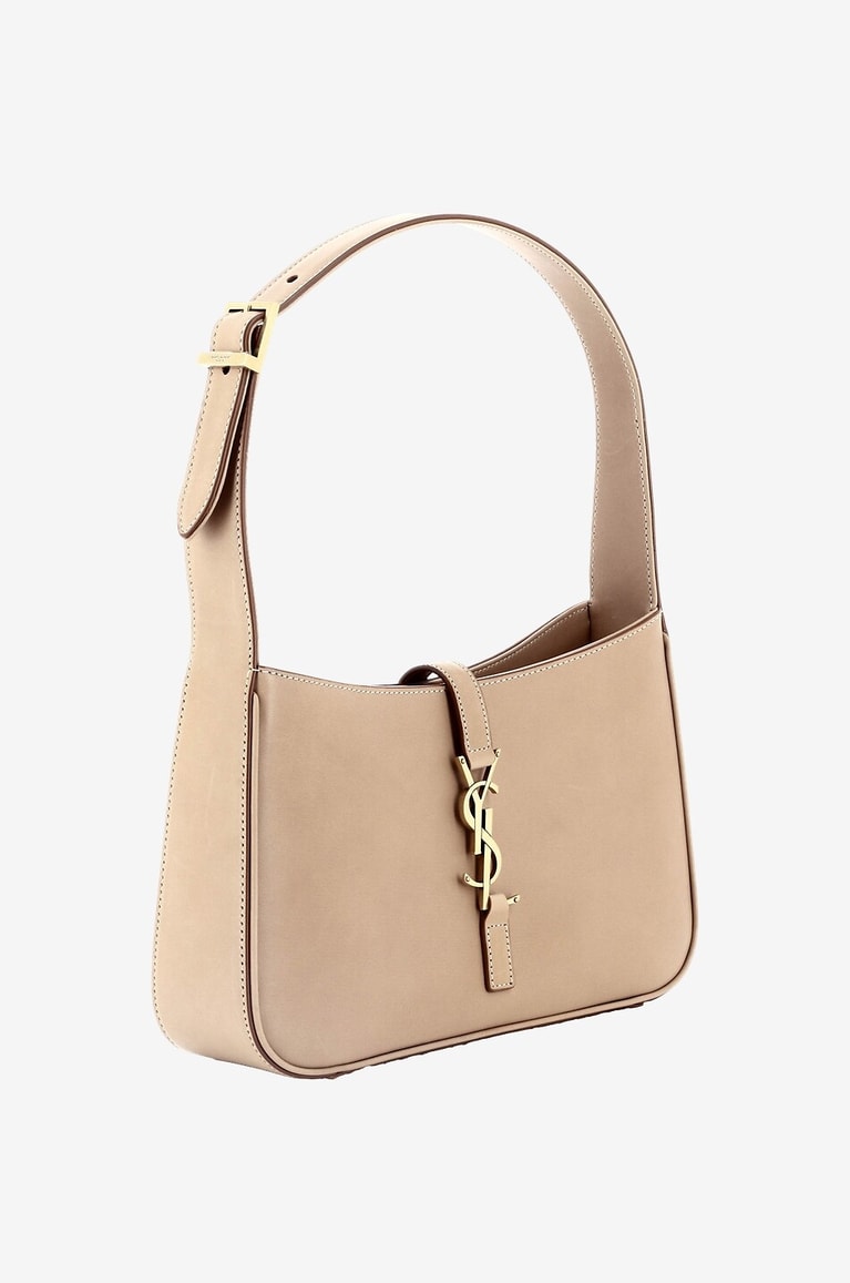 SAINT LAURENT PARIS Le 5 à 7 Hobo smooth leather handbag Women CAMEL 2
