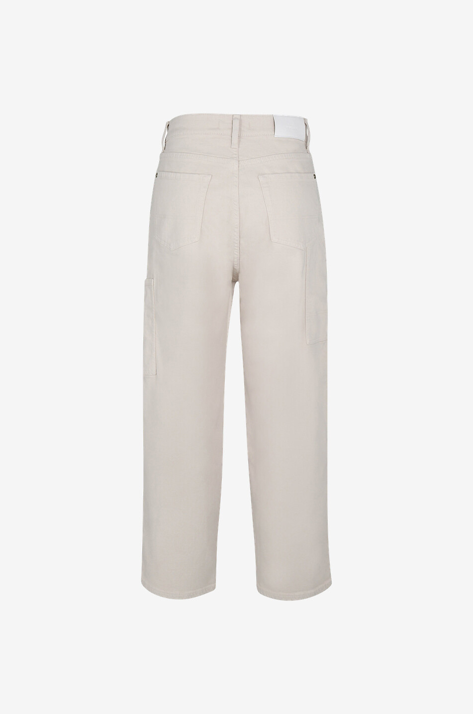 7 FOR ALL MANKIND Weite Cargohose aus Baumwollstretch Damen BEIGE 2