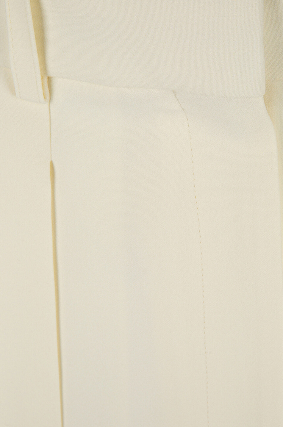 VICTORIA BECKHAM Vanilla wide-leg waistband tuck trousers Women BEIGE 3