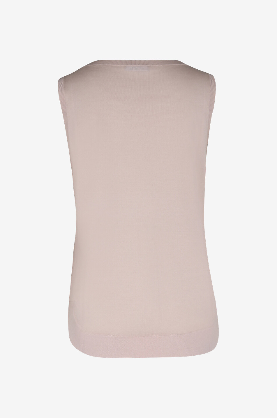 AKRIS PUNTO Top sans manches en laine vierge Femme ROSE CLAIR 2