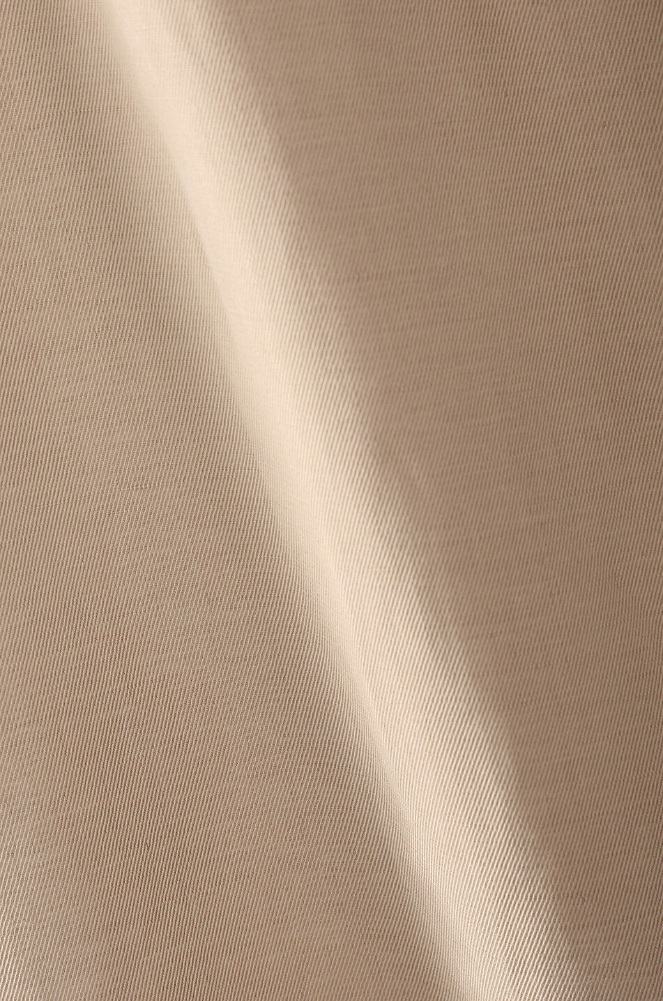 FABIANA FILIPPI Pantalon carotte taille haute en sergé léger Femme BEIGE 3