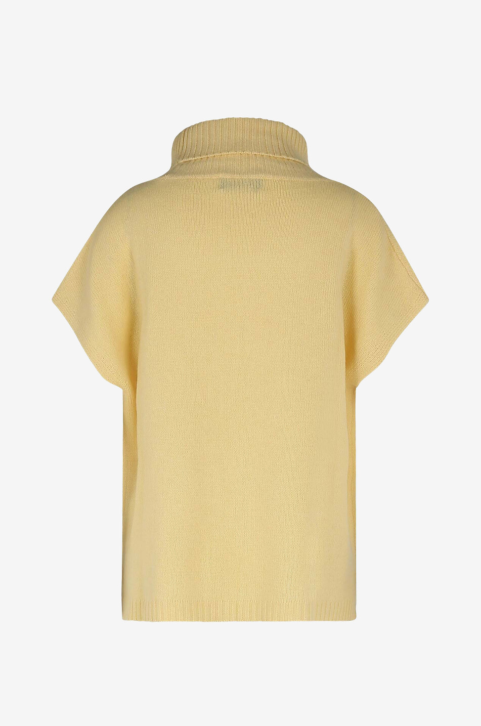 PRINCESS Wool turtleneck poncho Women YELLOW 2