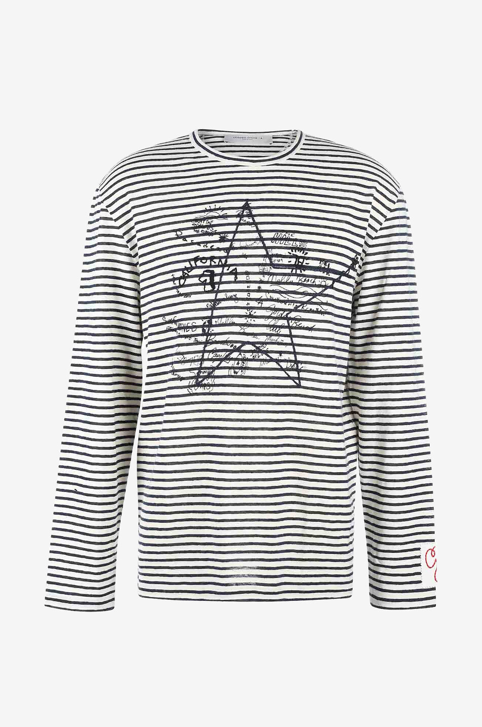 Langärmliges T-Shirt aus Leinen