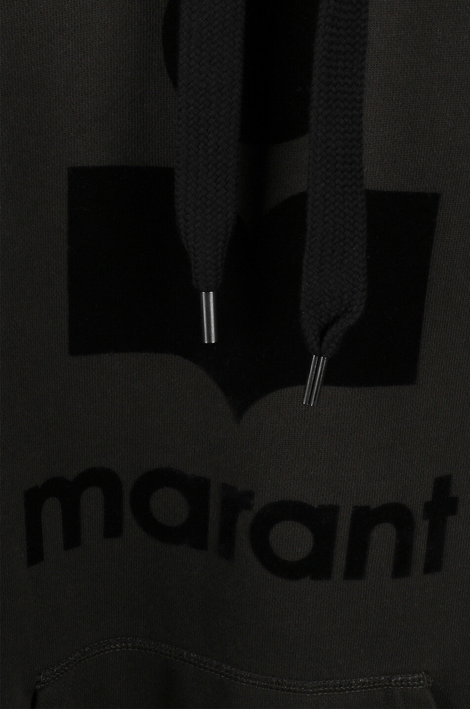 ISABEL MARANT Sweat-shirt à capuche motif logo Miley Homme NOIR 3