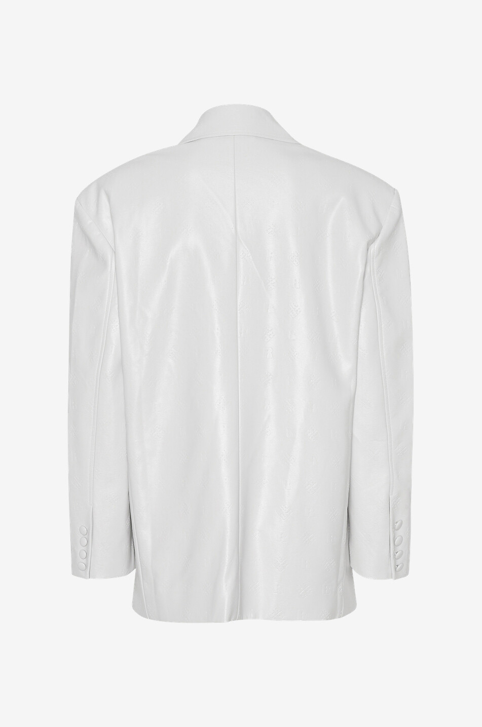 ROTATE BIRGER CHRISTENSEN Catherine oversize faux leather blazer Women WHITE 2
