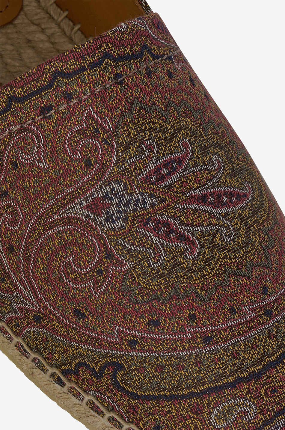 ETRO Paisley jacquard espadrilles Men DARK BROWN 3