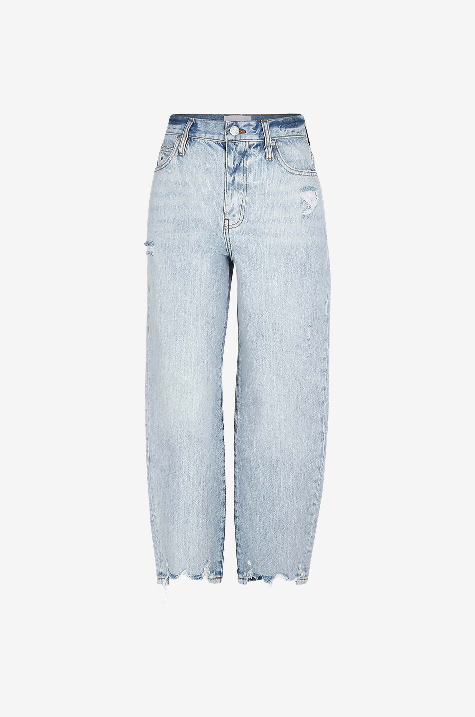 Boyfriend-Jeans aus Baumwolle