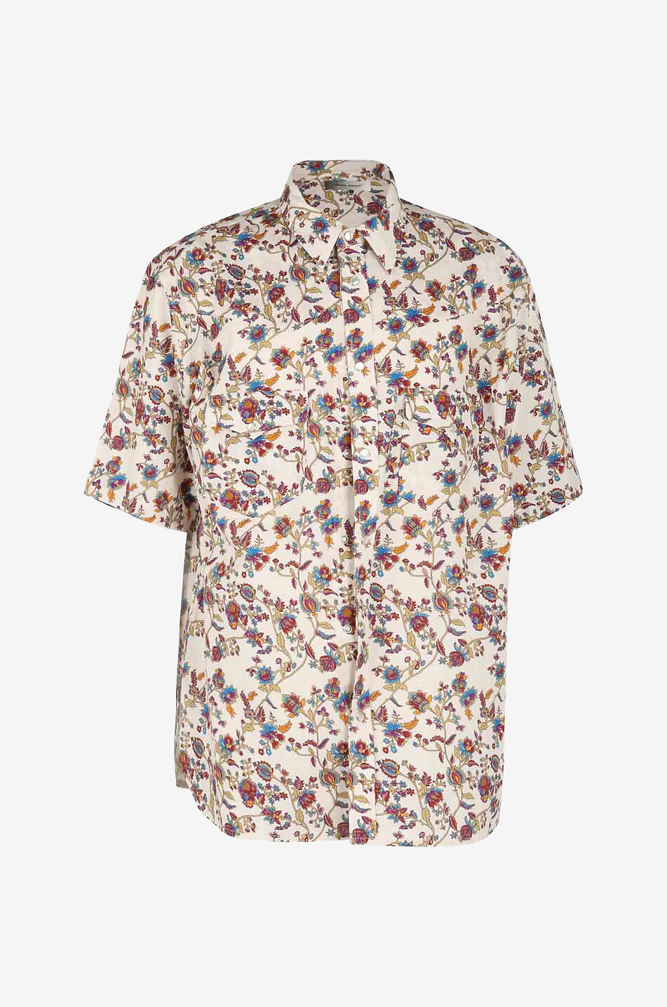 ISABEL MARANT Bigilian short-sleeved floral shirt Men MULTI COLOURED 1 1
