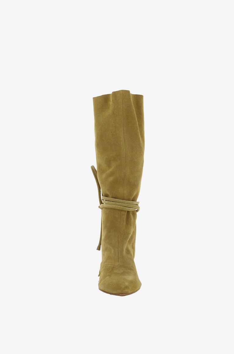 FORTE FORTE Stiefel aus Leder mit Absatz Damen BEIGE 2
