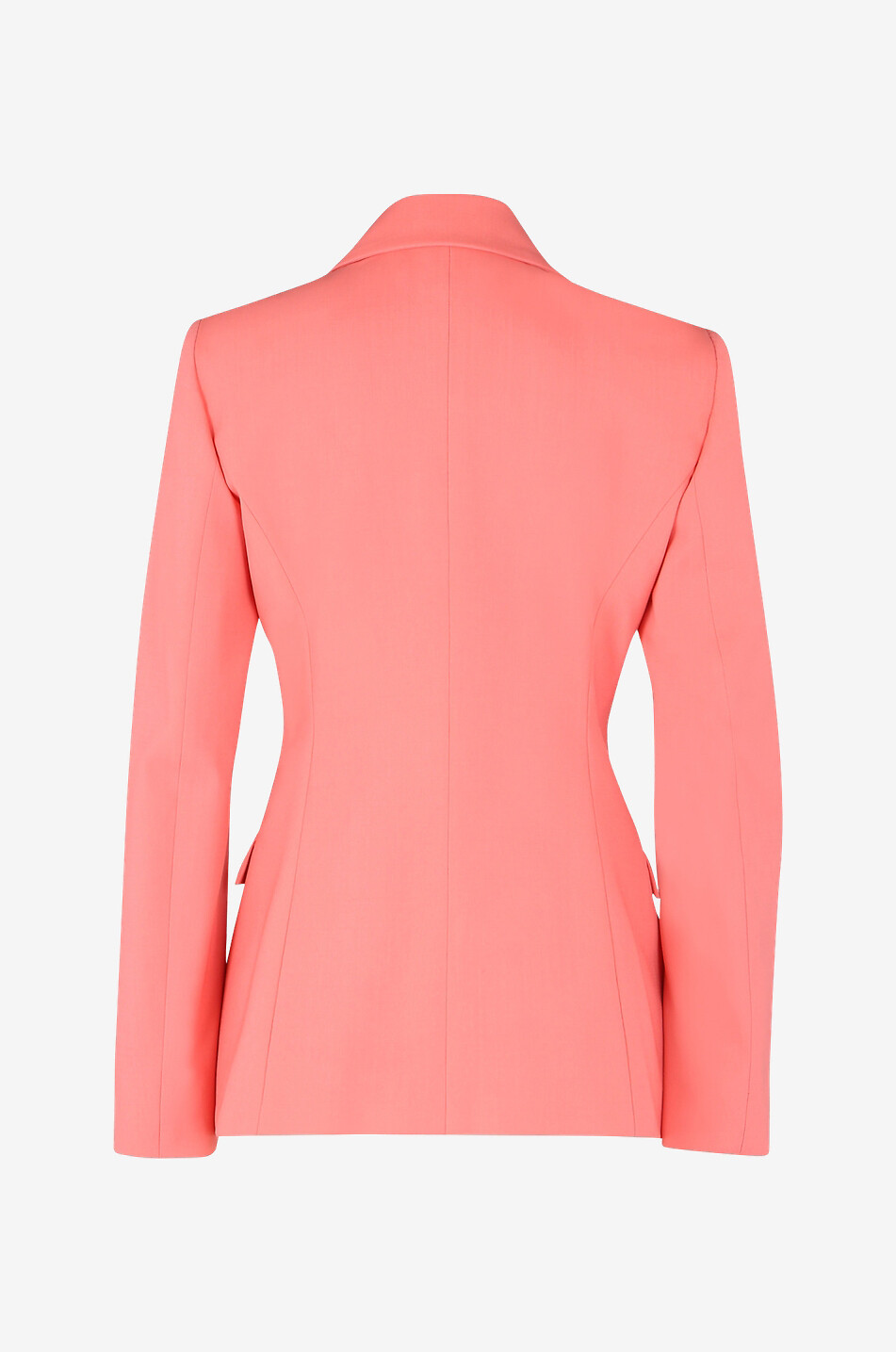 VERSACE Blazer à boutonnage double en laine stretch Medusa Femme ROSE 2