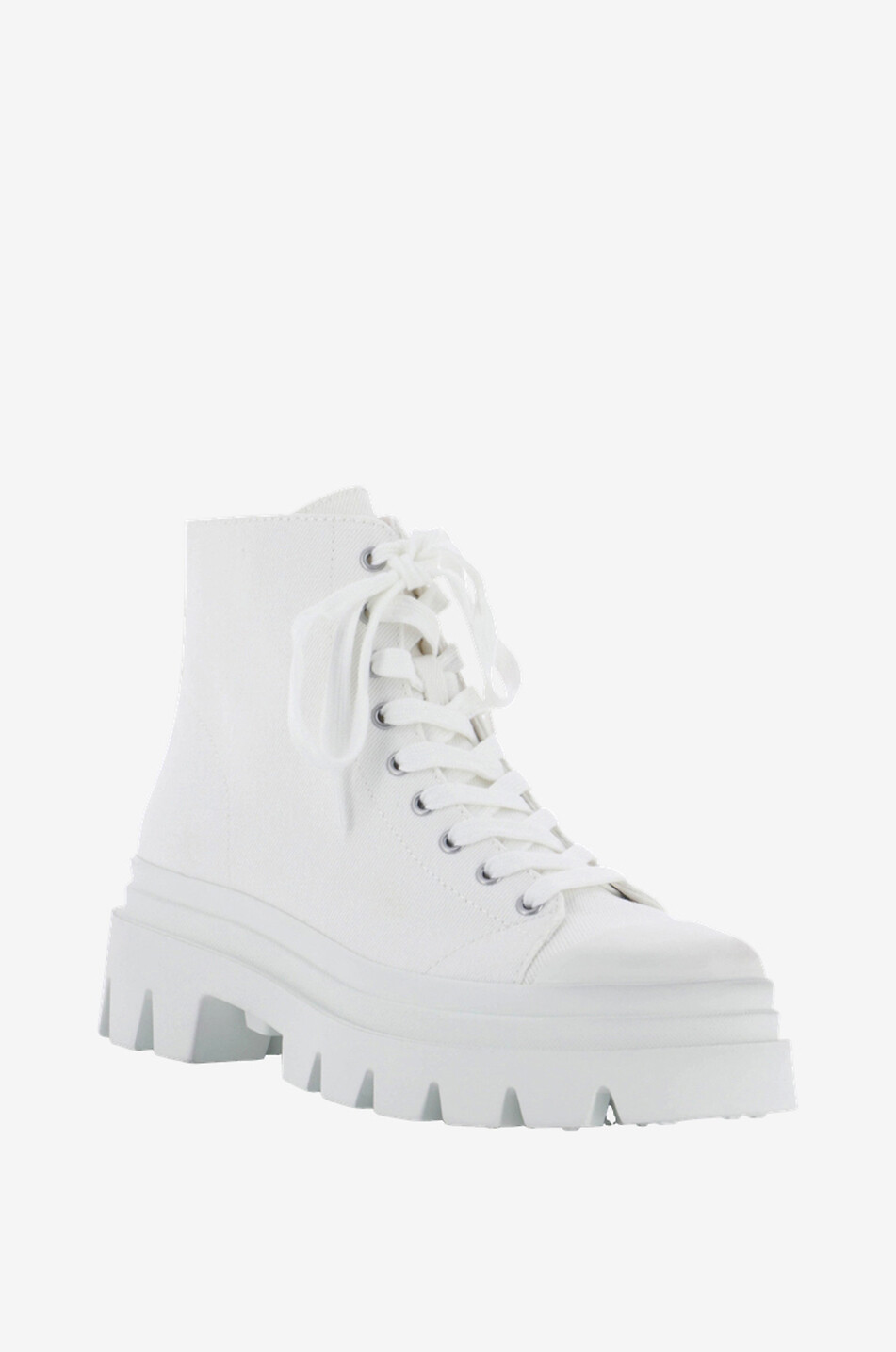 Flache Stiefeletten aus Baumwolle Phonic