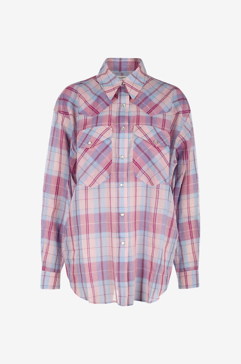 Kariertes Oversize-Hemd Badiane