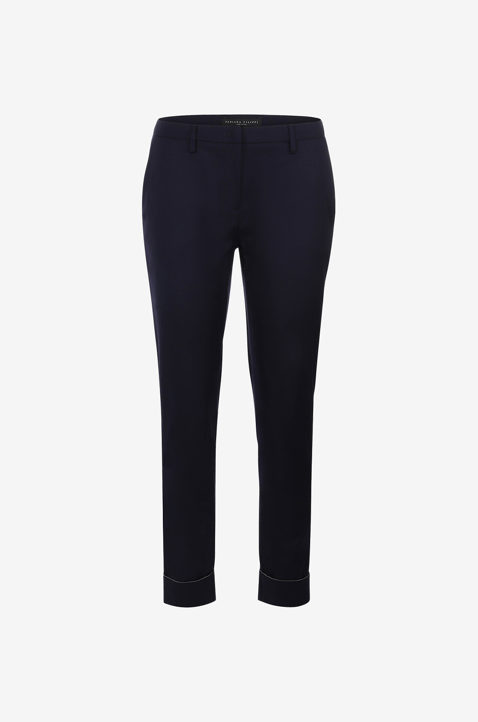 Pantalon droit racourci en laine Cool Wool Montefalco