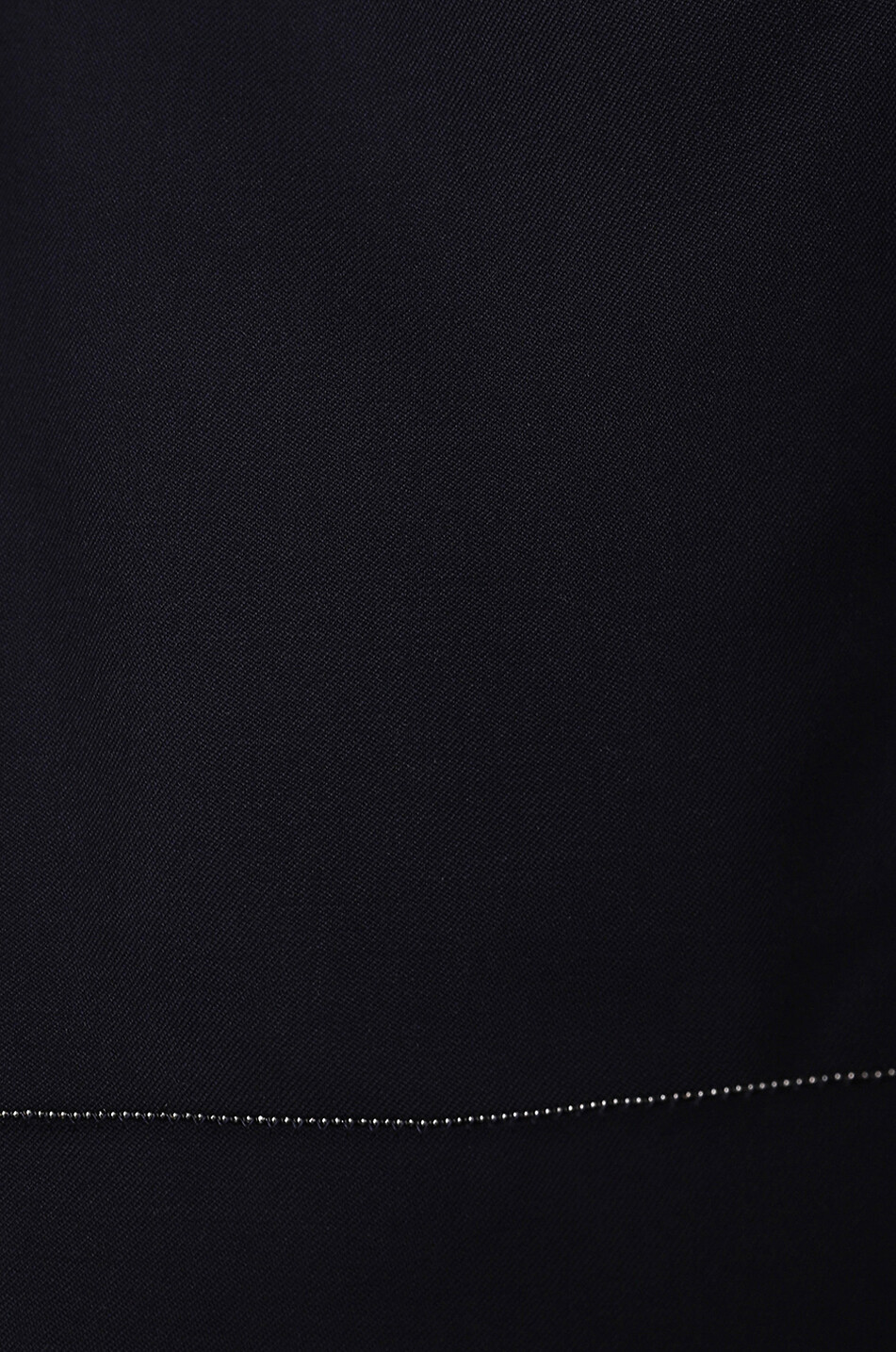 FABIANA FILIPPI Pantalon droit racourci en laine Cool Wool Montefalco Femme BLEU FONCE 3