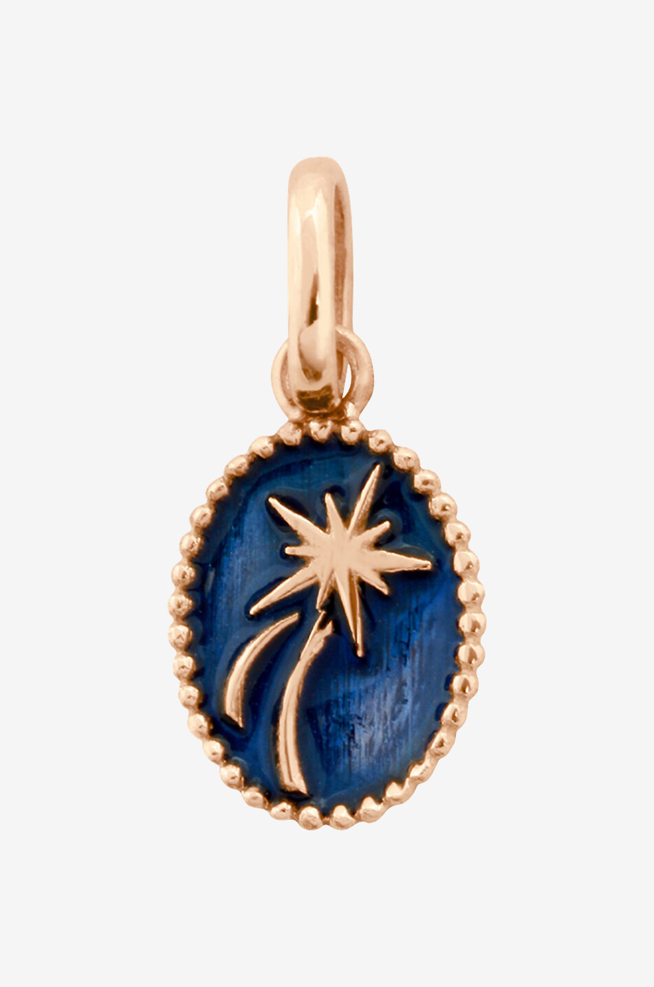 Étoile Espoir pink gold and resin pendant