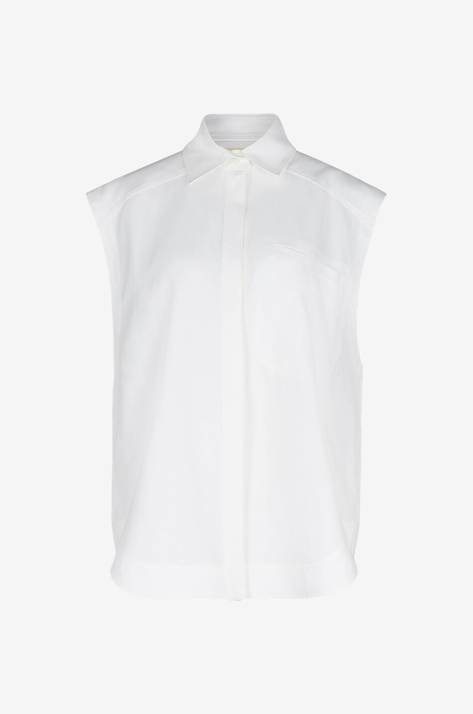 Kurzärmliges Hemd aus Leinen Maldo