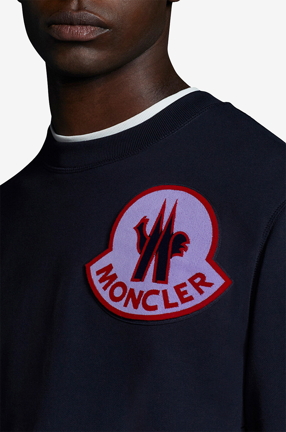 Moncler Genius Tapestry Patch crewneck sweatshirt MONCLER GENIUS 1952 Bongenie