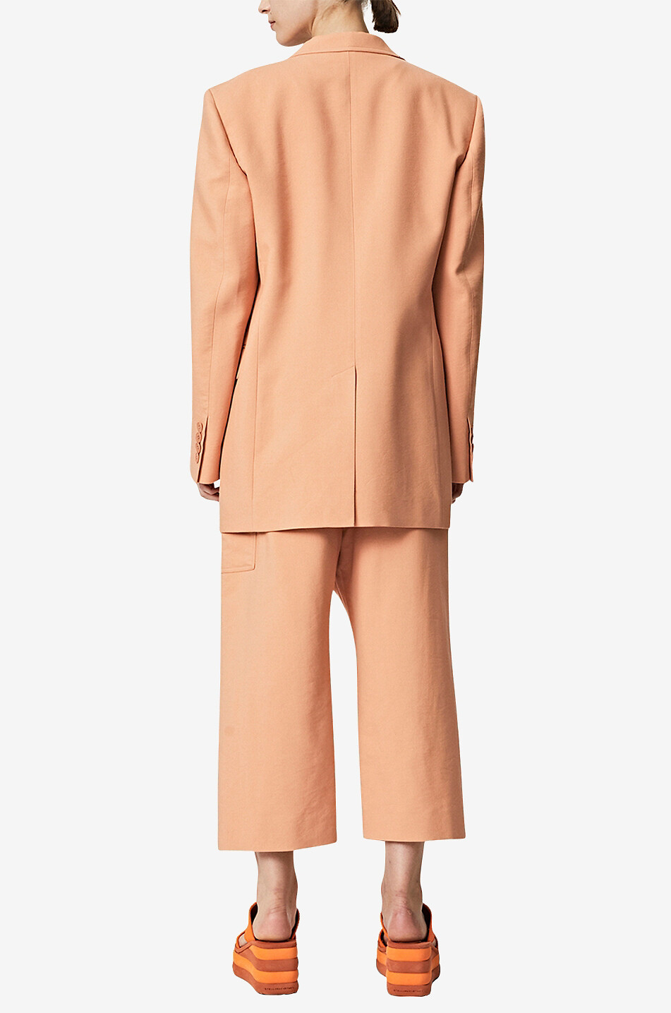 STELLA McCARTNEY Single-breasted twill blazer Women PINK 6