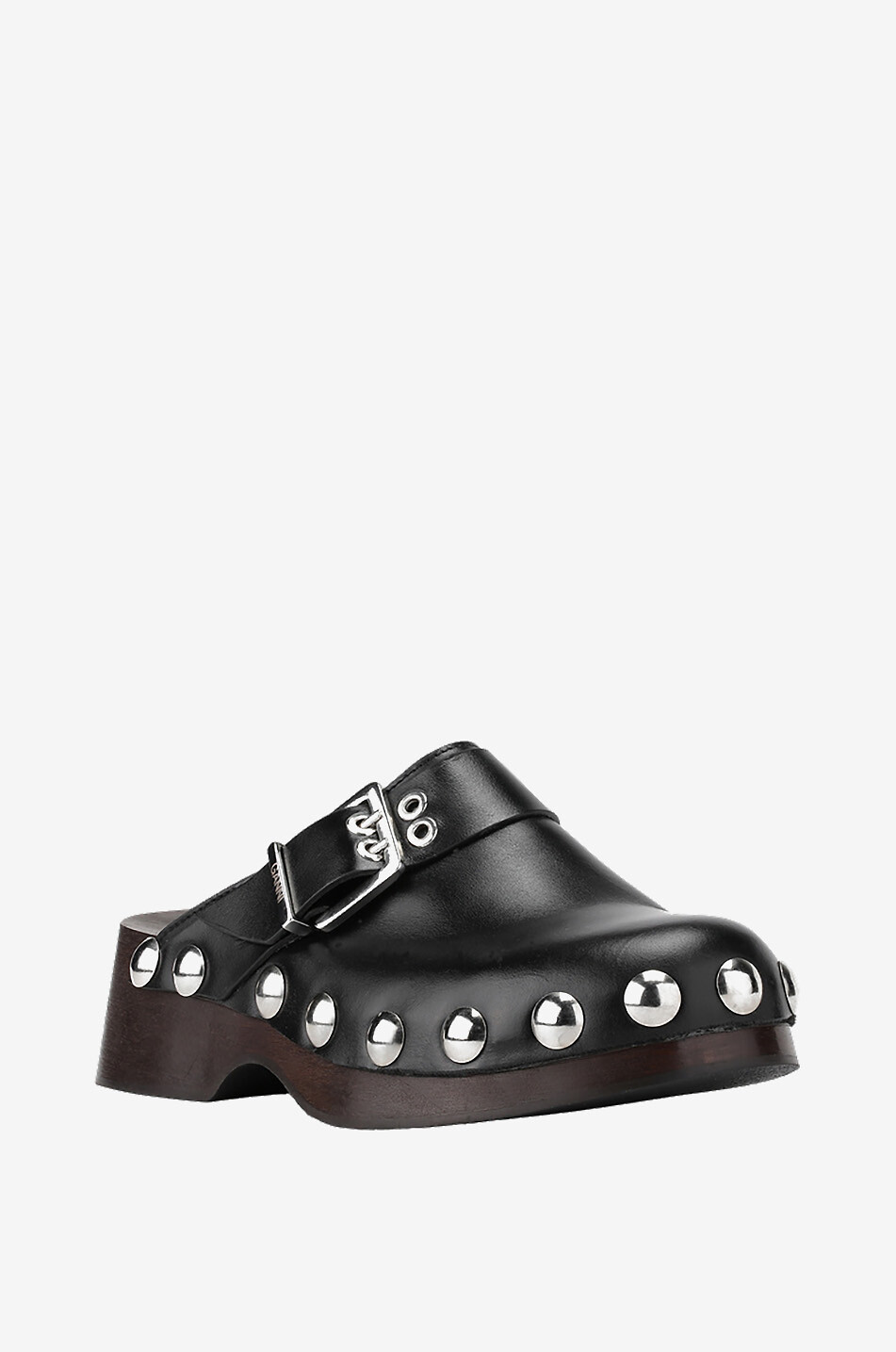 Retro Retro studded leather clogs